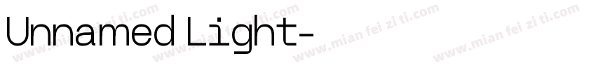 Unnamed Light字体转换